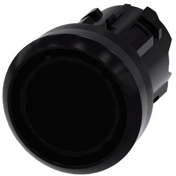 押ボタンヘッド SIRIUS ACT モーメンタリ 黒 SIEMENS