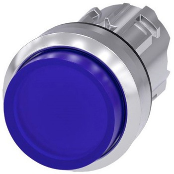 押ボタンヘッド SIRIUS ACT モーメンタリ 青 SIEMENS