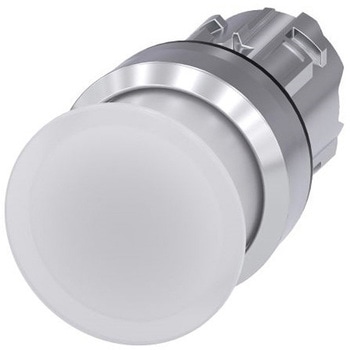 押ボタンヘッド SIRIUS ACT モーメンタリ 白 SIEMENS