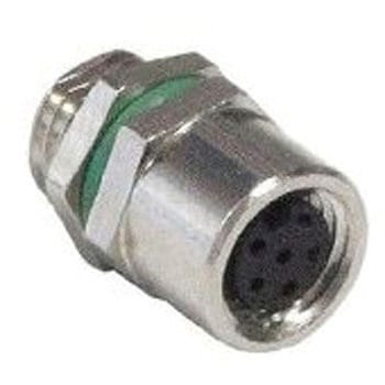 丸型コネクタ 8極 M8 パネルマウント 1箱 25個入 BULGIN