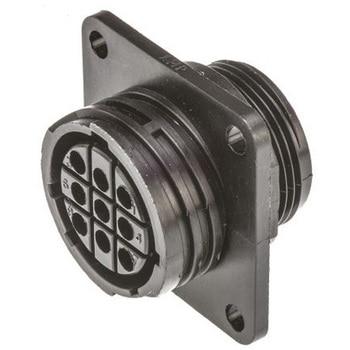 丸型コネクタ 9極 パネルマウント 1袋 400個入 - TE Connectivity Japan(旧:TYCOELECTRONICS(タイコエレクトロニクス))