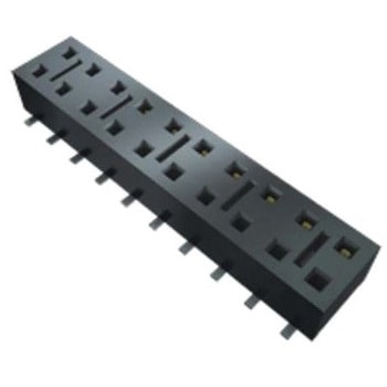 基板接続用ソケット 13 極 2.54mm 2 列 表面実装 1セット 17個入 SAMTEC