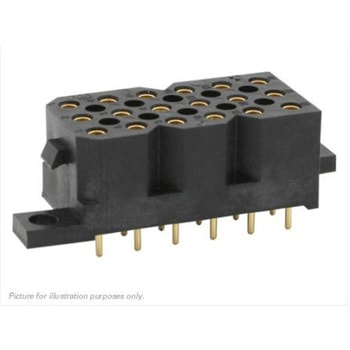 基板接続用ソケット 12 極 5.08mm 4 列 PCBマウント SOURIAU
