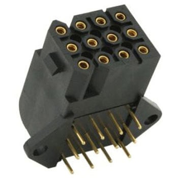 基板接続用ソケット 12 極 5.08mm 4 列 PCBマウント SOURIAU