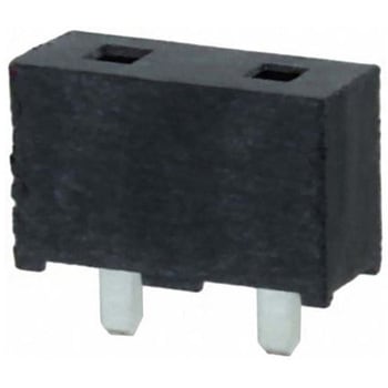 基板接続用ソケット 2 極 6.35mm 1 列 スルーホール 1セット 56個入 - SAMTEC