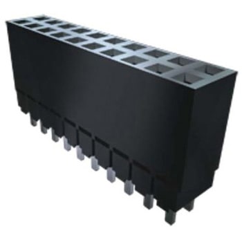 基板接続用ソケット 5 極 2.54mm 2 列 スルーホール SAMTEC