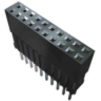 基板接続用ソケット 50 極 2.54mm 2 列 スルーホール 1セット 8個入 SAMTEC