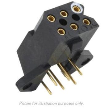 基板接続用ソケット 6 極 5.08mm 2 列 PCBマウント SOURIAU