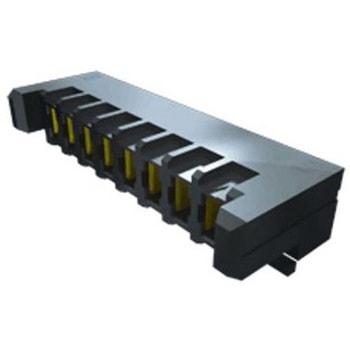 基板接続用ソケット 8 極 3.81mm 1 列 スルーホール - SAMTEC