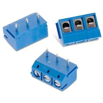 基板用端子台 1047シリーズ 5mmピッチ 1列 3極 青 1袋 5個入 WURTH ELEKTRONIK