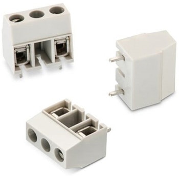 基板用端子台 1338シリーズ 10mmピッチ 1列 3極 グレー 1袋 5個入 WURTH ELEKTRONIK