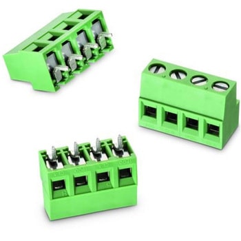 基板用端子台 2415シリーズ 5.08mmピッチ 1列 6極 緑 1袋 5個入 WURTH ELEKTRONIK