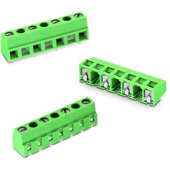 基板用端子台 2416シリーズ 10.16mmピッチ 1列 4極 緑 1袋 5個入 WURTH ELEKTRONIK