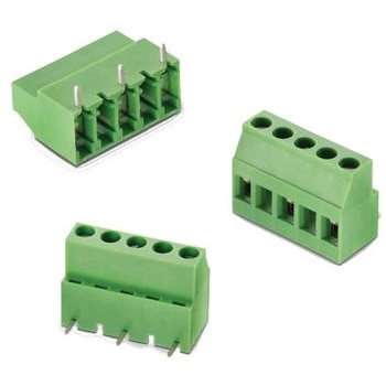 基板用端子台 2446シリーズ 10.16mmピッチ 1列 4極 緑 1袋 2個入 WURTH ELEKTRONIK