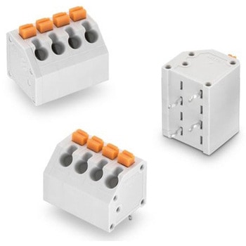 基板用端子台 4123シリーズ 3.81mmピッチ 1列 3極 グレー 1袋 250個入 WURTH ELEKTRONIK