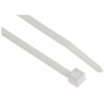 結束バンド 150mm x 3.5 mm 白 ナイロン 66 1袋 100個入 ヘラマンタイトン(旧:タイトン)