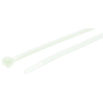 結束バンド 200mm x 4.6 mm ナチュラル ナイロン 66 1袋 100個入 ヘラマンタイトン(タイトン)