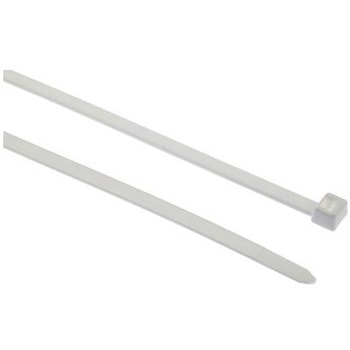 結束バンド 380mm x 7.6 mm 白 ナイロン 66 111-91210 T120R E -PA66V0-WH 1袋 100個入 ヘラマンタイトン(タイトン)