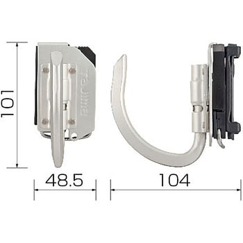 SFKHA-JF 着脱式工具ホルダーアルミ Jフック 折りたたみ 1個 TJMデザイン(タジマツール) 【通販モノタロウ】