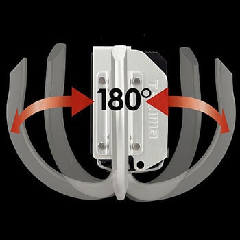 着脱式工具ホルダーアルミ Jフック 折りたたみ タジマツール(TJMデザイン)