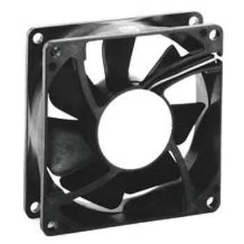 軸流ファン 電源電圧：12 V dc DC 80 x 80 x 25.5mm 日本電産サーボ
