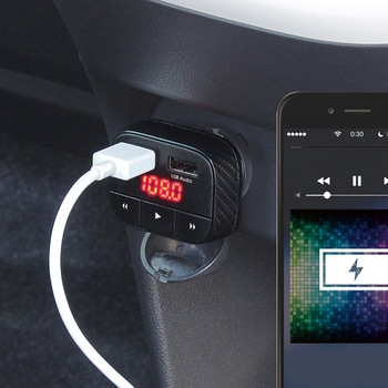 Bluetooth FMトランスミッター 4IN1 Compact 槌屋ヤック