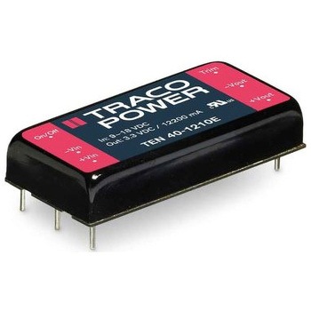 絶縁DC-DCコンバータ Vout：3.3V dc 18 36 V dc 40W TRACO POWER