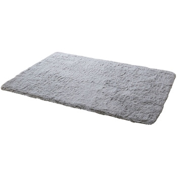 YASG-0920(SGY) �R�� �h�L �h�_�j ����ӂ� �􂦂� �V���M�[���O�}�b�g YAMAZEN(�R�P) �V���o�[�O���[�F �c90cm��200cm 67132251