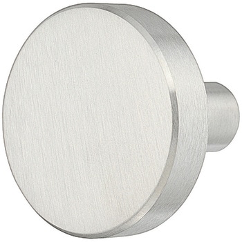 家具用ノブ 25×22mm ステンレスヘアライン ハーフェレ