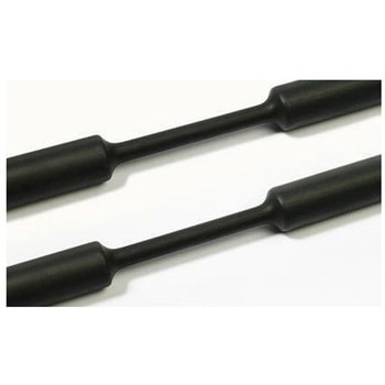 熱収縮チューブ 収縮前 18mm 収縮後 6mm 黒 1巻 5m入 ヘラマンタイトン(タイトン)