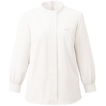 ENJOY EWB945 SILKY FAILLE スタンドカラーブラウス(八分袖) カーシーカシマ