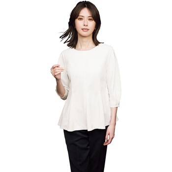 ENJOYNoir NWT057 BRILLIANT TOPS プルオーバー(七分袖) カーシーカシマ