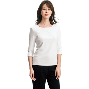 ENJOYNoir NWT059 COMFORT SMOOTH プルオーバー(七分袖) カーシーカシマ