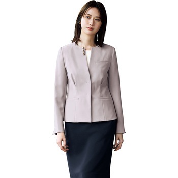 ENJOYNoir NAJ061 LE LIEN PEARL ノーカラージャケット カーシーカシマ