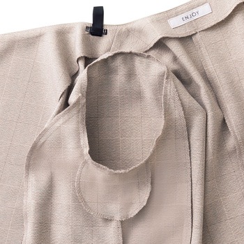 ENJOY ESA973 Kitai series アシンメトリーオーバーブラウス カーシーカシマ