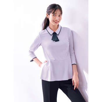 ENJOY ESP980 BICOLOR POLO 3WAYポロシャツ(七分袖) カーシーカシマ