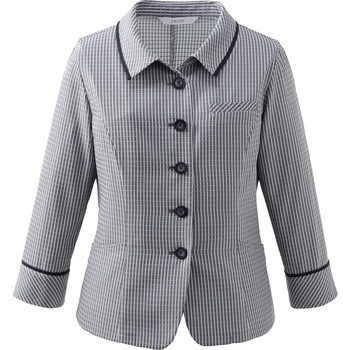 ENJOY ESA982 AIR COOL 2WAYオーバーブラウス(七分袖) カーシーカシマ