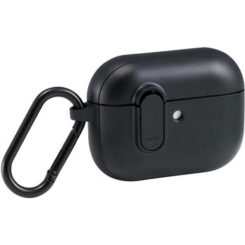 AVA-AP07TSLBK AirPods Pro 3 ケース MagSafe対応 TOUGH SLIM 耐衝撃 ロック機能 カラビナ付 落下防止 エレコム 67162561