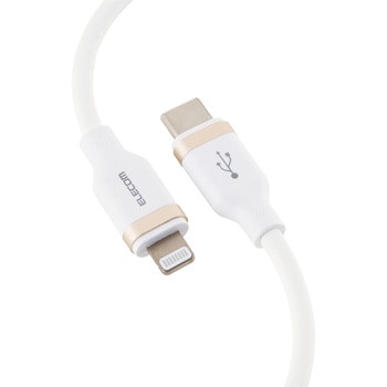 MPA-CLECSS20WH iPhone�[�d�P�[�u�� USB-C to ���C�g�j���O MFi�F�� 60W PD�Ή� iPhone14/13/12/11/SE iPad AirPods�Ή� �G���R�� �z���C�g�F �P�[�u����2 ���R�l�N�^�[�܂܂�m   MPA-CLECSS20WH 67162685