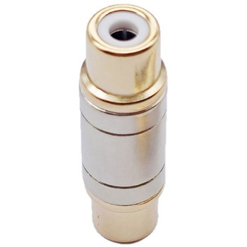 変換コネクタ RCA中継 はくでん