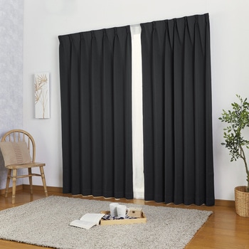 1～2級遮光・シンプルドレープカーテン・遮熱・保温 ユニベール