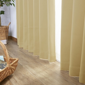 1～2級遮光・シンプルドレープカーテン・遮熱・保温 ユニベール