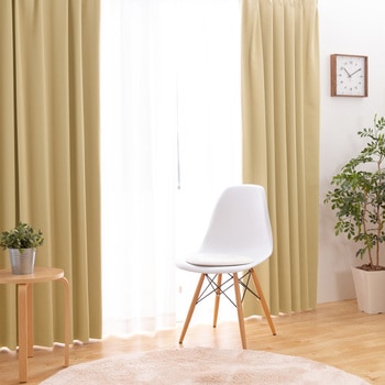 1～2級遮光・シンプルドレープカーテン・遮熱・保温 ユニベール