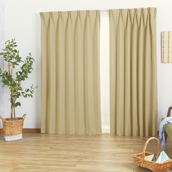 1～2級遮光・シンプルドレープカーテン・遮熱・保温 ユニベール