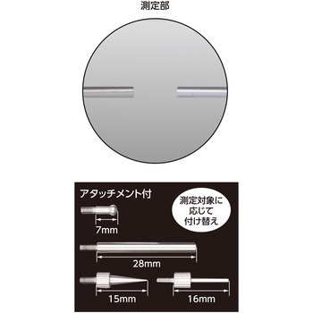 デジタルノギス ネック測定 - シンワ測定