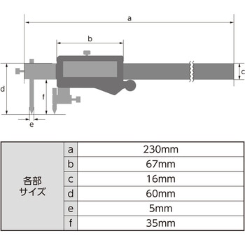 デジタルノギス 穴ピッチ測定 シンワ測定