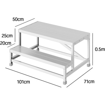組立作業台 ライトステップ DB-a 長谷川工業