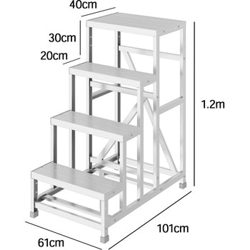 組立作業台 ライトステップ DB-a 長谷川工業