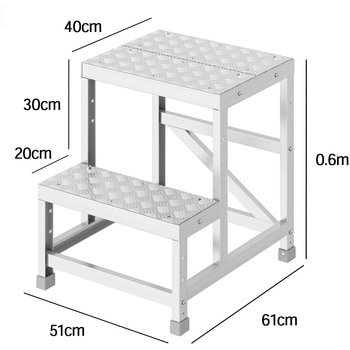 組立作業台 ライトステップ 縞板タイプ DBS-a 長谷川工業
