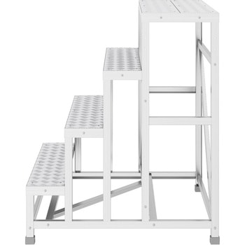 組立作業台 ライトステップ 縞板タイプ DBS-a 長谷川工業